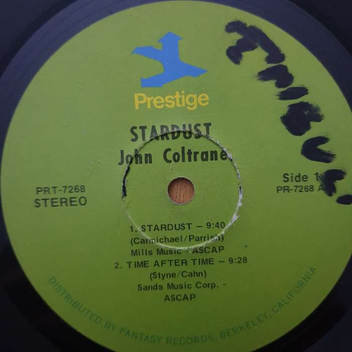 John Coltrane  Stardust  - Vinyl LP Record - Good+ Quality (G+) (gplus)