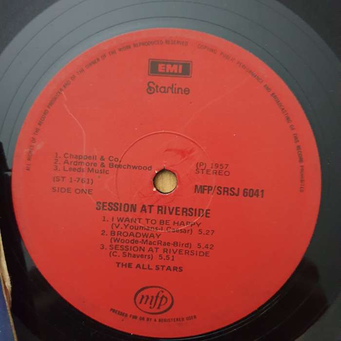 Session At Riverside  - Vinyl LP Record - Very-Good- Quality (VG-) (minus)