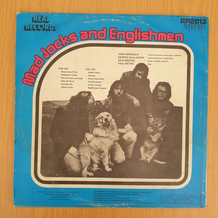 Mad Jocks And Englishmen  One Too Many Mornings - Vinyl LP Record - Very-Good+ Quality (VG+) (...
