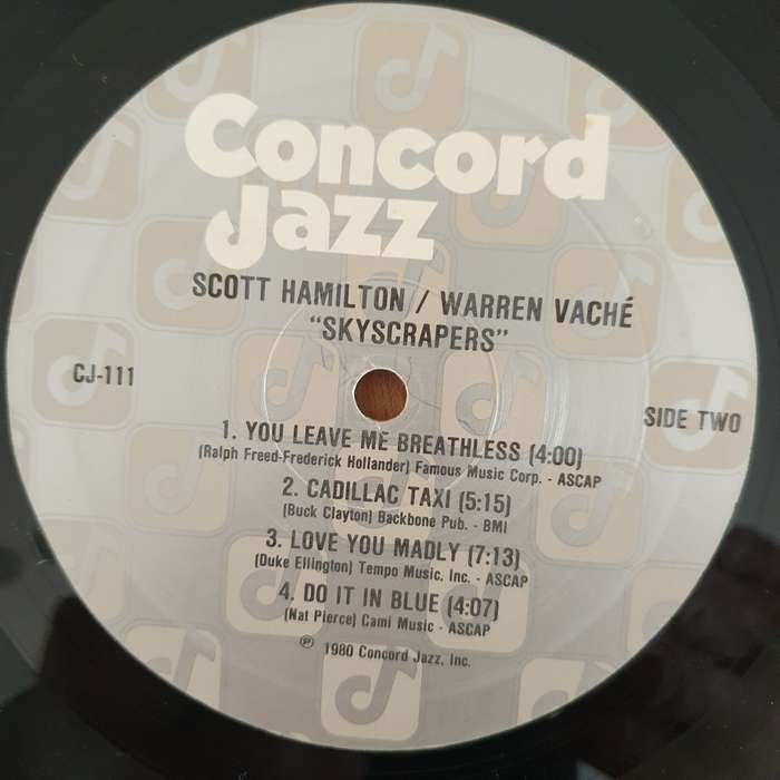 Scott Hamilton - Warren Vaché  Skyscrapers - Vinyl LP Record - Very-Good+ Quality (VG+) (very...