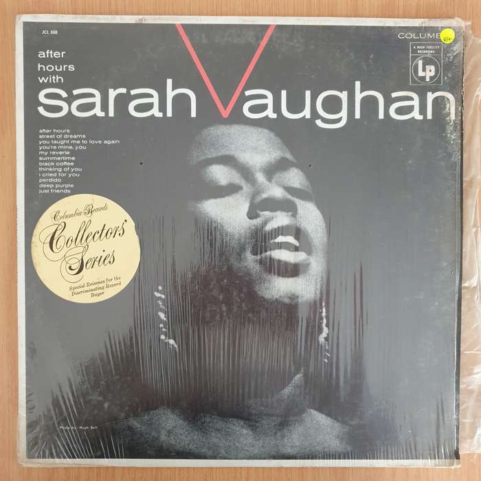 Sarah Vaughan  After Hours - Vinyl LP Record - Very-Good+ Quality (VG+) (verygoodplus)