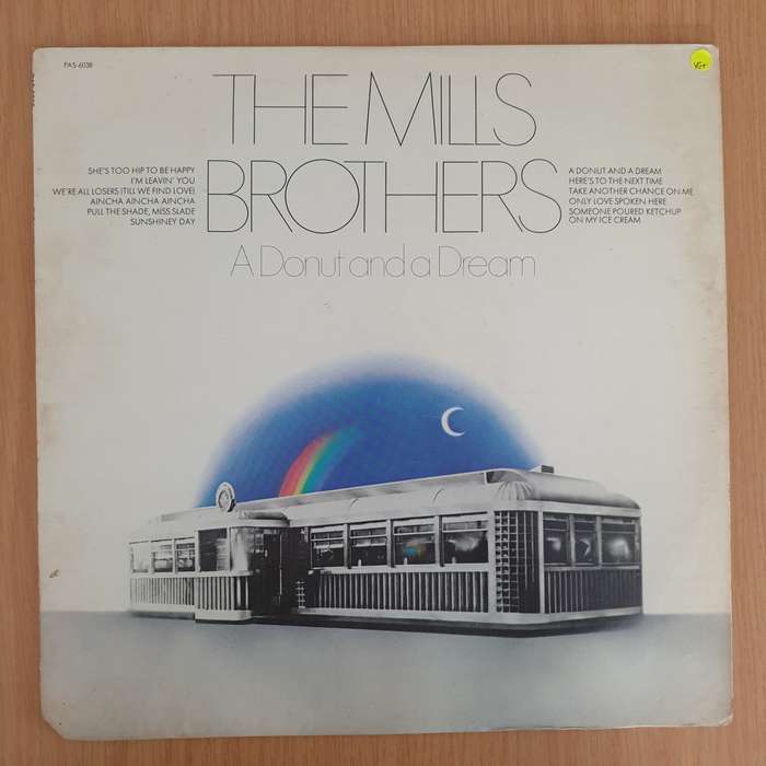 The Mills Brothers  A Donut And A Dream  - Vinyl LP Record - Very-Good+ Quality (VG+) (verygoo...