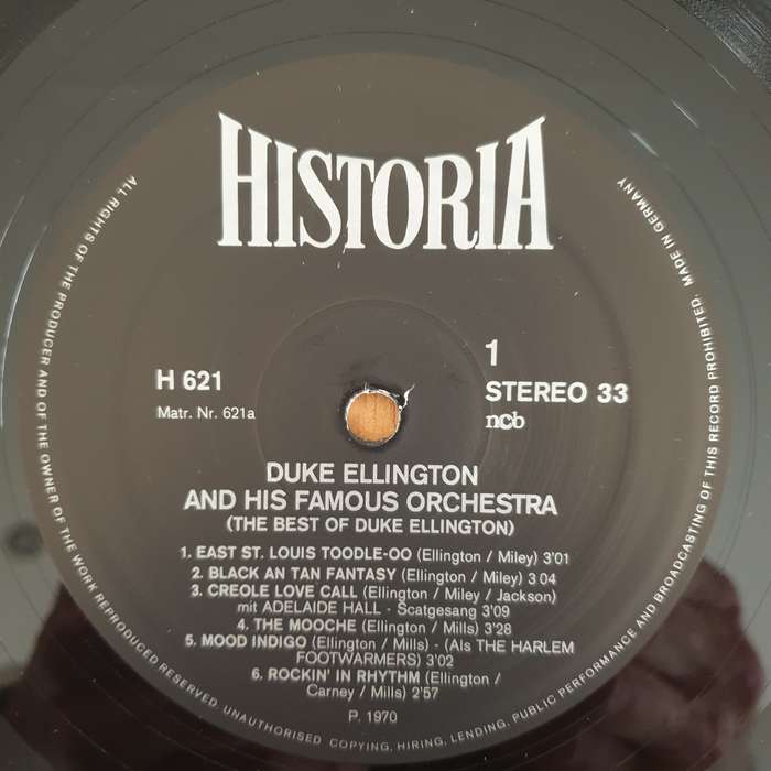 Duke Ellington And His Orchestra  Moon Over Dixie (Germany Pressing)  - Vinyl LP Record - Very...