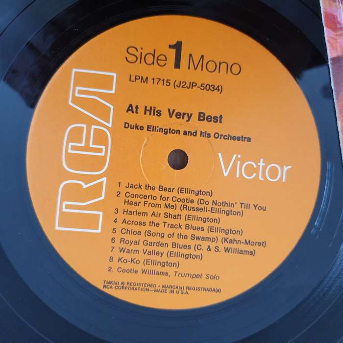 Duke Ellington And His Orchestra  At His Very Best - Vinyl LP Record - Very-Good+ Quality (VG+...