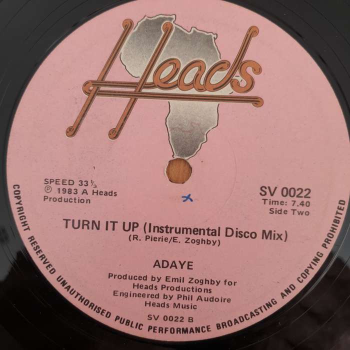 Adaye  Turn It Up - Vinyl LP Record - Good+ Quality (G+) (gplus)