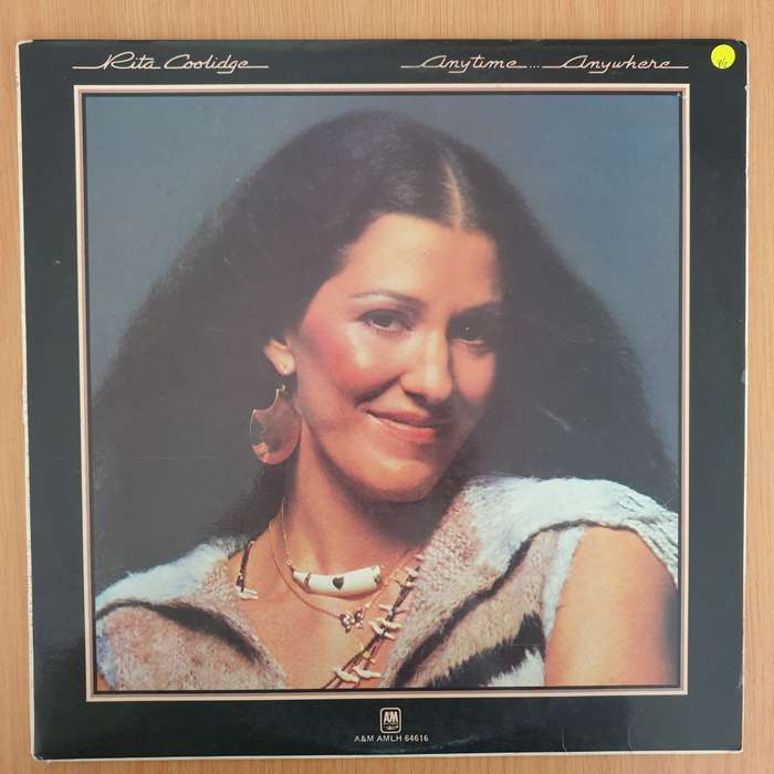 Rita Coolidge  Anytime... Anywhere - Vinyl LP Record - Very-Good Quality (VG)  (verry)