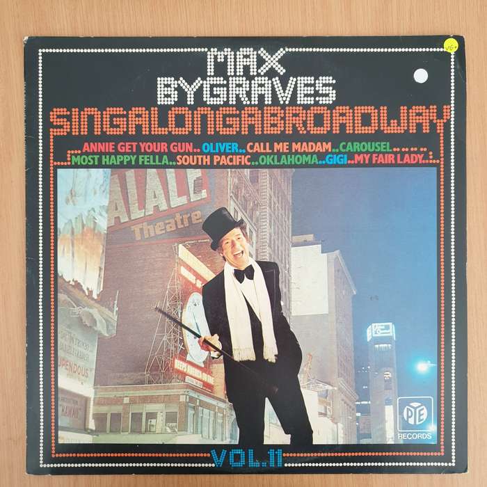Max Bygraves  Singalongabroadway - Vinyl LP Record - Very-Good+ Quality (VG+) (verygoodplus)