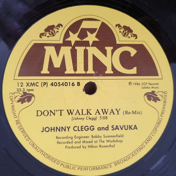 Johnny Clegg & Savuka  Asimbonanga - Vinyl LP Record - Very-Good+ Quality (VG+) (verygoodplus)