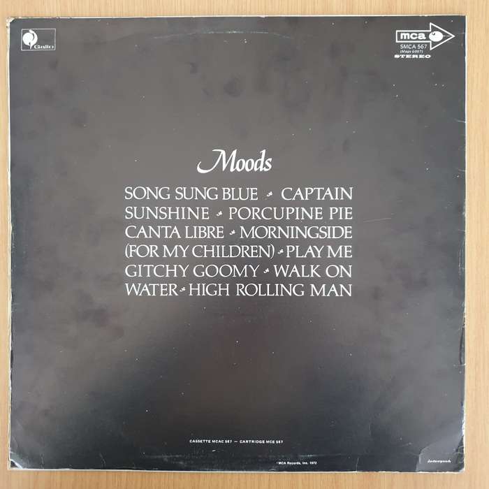 Neil Diamond  Moods (with lyrics) - Vinyl LP Record - Very-Good Quality (VG)  (verry)