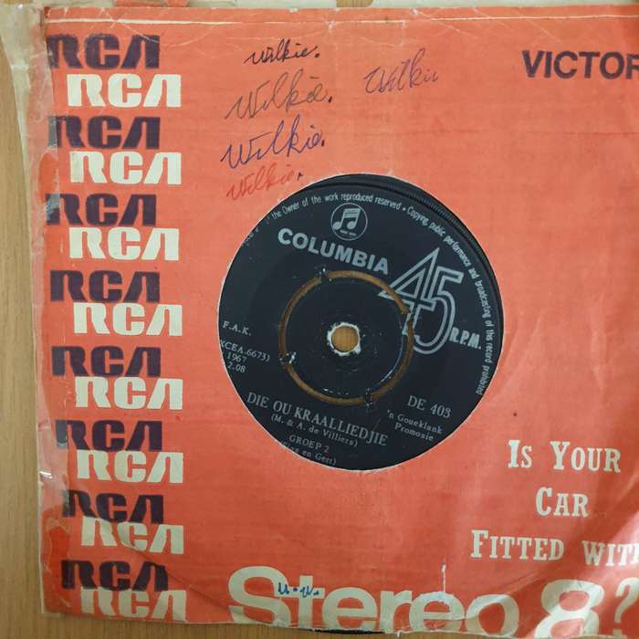 Groep 2  Die Ou Kraalliedjie - 7" Record - Very-Good Quality (VG) (verry7) (DLB)