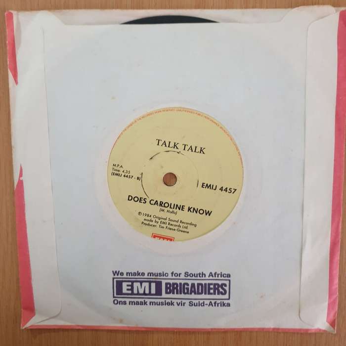 Talk Talk  Talk Talk - 7" Record - Very-Good+ Quality (VG+) (verygoodplus7)(DLB)