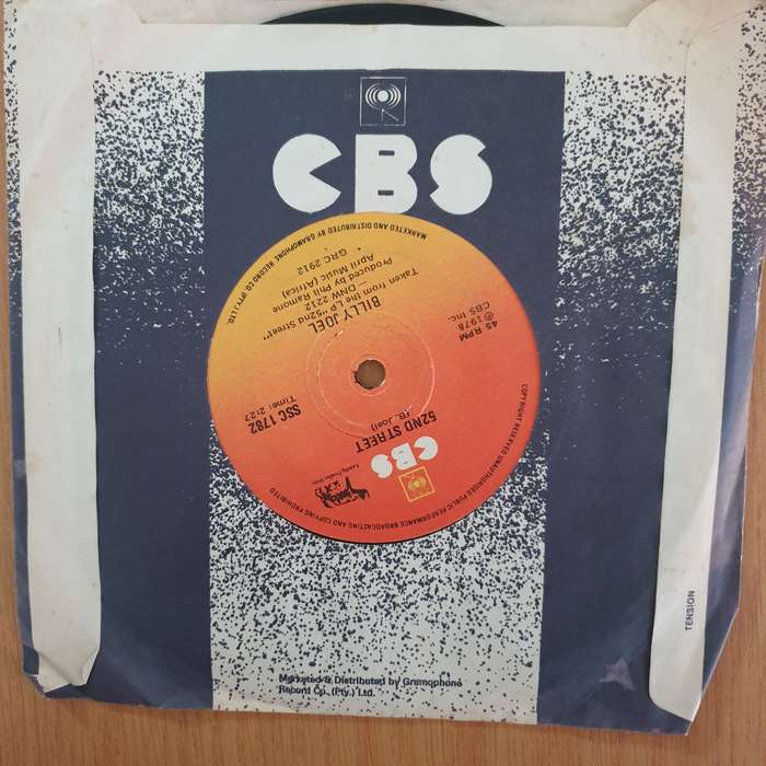 Billy Joel  My Life - 7" Record - Very-Good+ Quality (VG+) (verygoodplus7)(DLB)