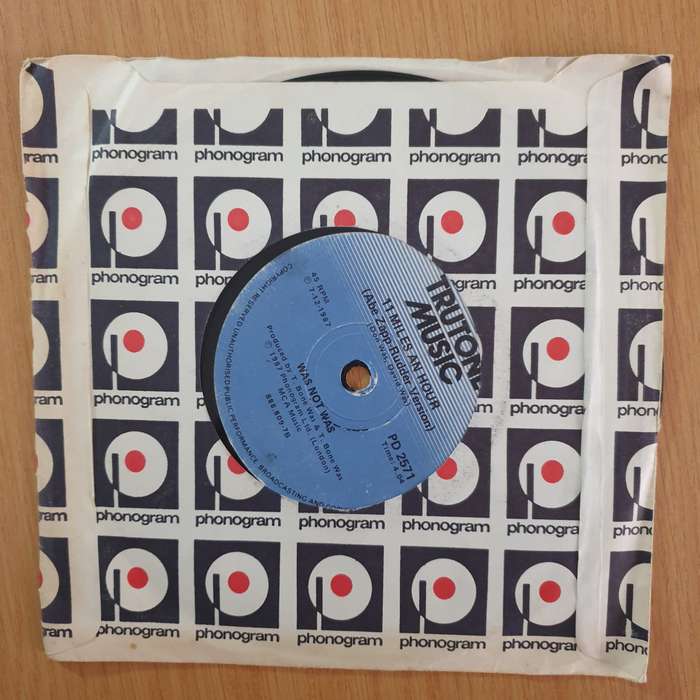 Was (Not Was)  Walk The Dinosaur - 7" Record - Very-Good+ Quality (VG+) (verygoodplus7) (DLB)