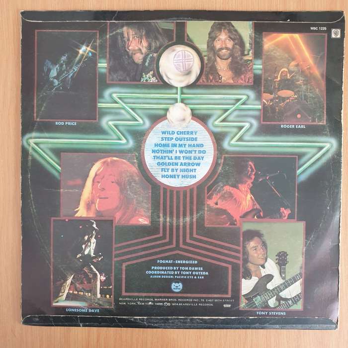 Foghat  Energized  - Vinyl LP Record - Very-Good- Quality (VG-) (minus)