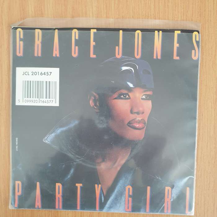 Grace Jones  Party Girl - 7" Record - Very-Good+ Quality (VG+) (verygoodplus7) (DLB)