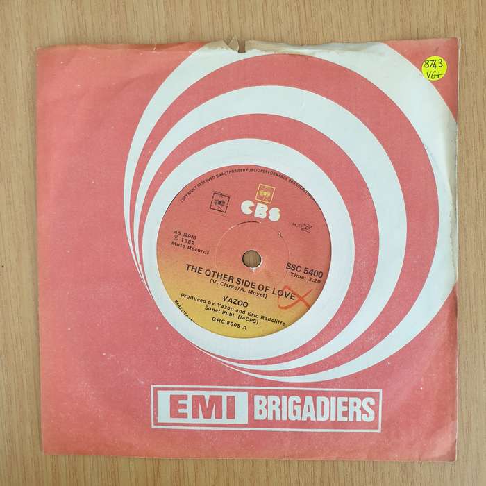 Yazoo  The Other Side Of Love - 7" Record - Very-Good+ Quality (VG+) (verygoodplus7) (DLB)