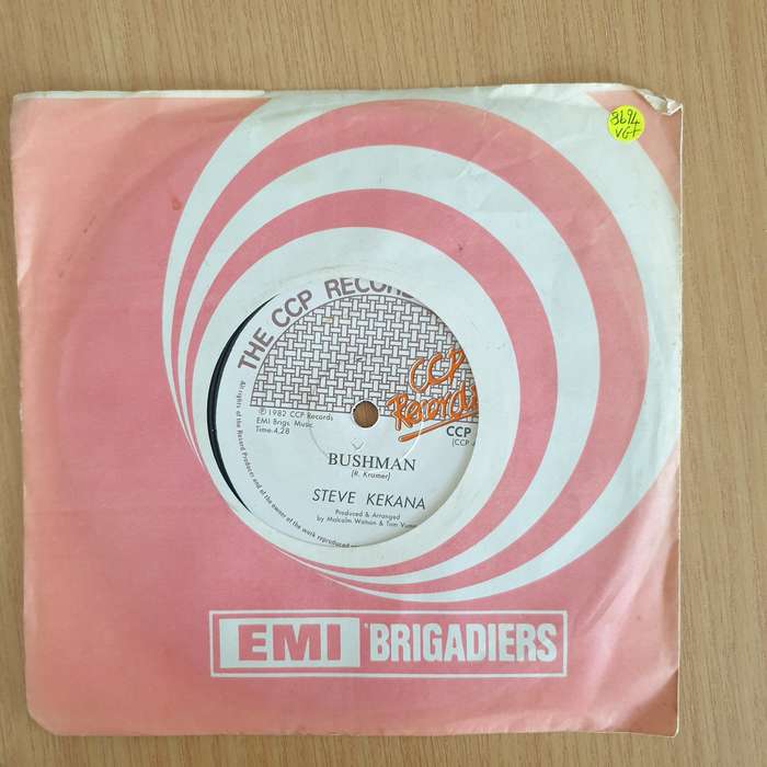 Steve Kekana  Bushman / Back In The City - 7" Record - Very-Good+ Quality (VG+) (verygoodplus7...