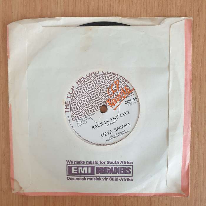Steve Kekana  Bushman / Back In The City - 7" Record - Very-Good+ Quality (VG+) (verygoodplus7...