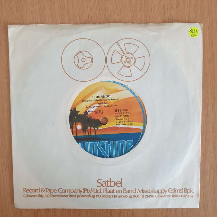 ABBA  Fernando - Vinyl 7 Record  (VG+)  (DLB)