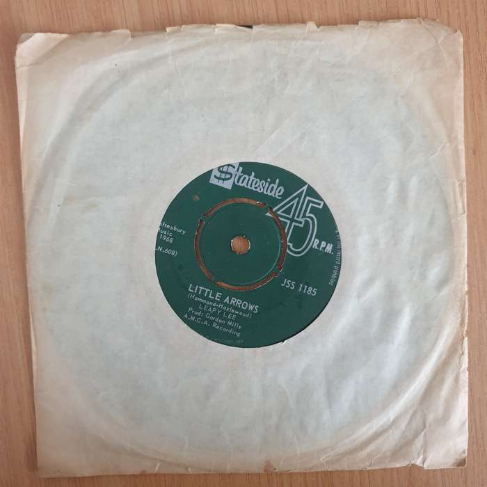 Leapy Lee  Little Arrows / Time Will Tell - 7" Record - Very-Good Quality (VG) (verry7) (DLB)