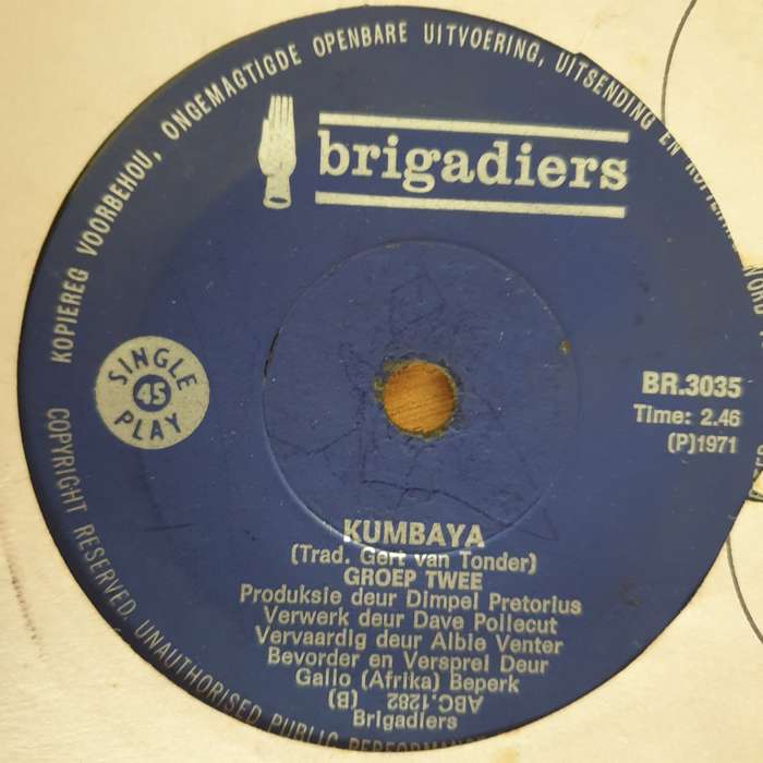 Groep 2  Daar's Niks Soos Ware Liefde - 7" Vinyl Record  (VG) (DLB)