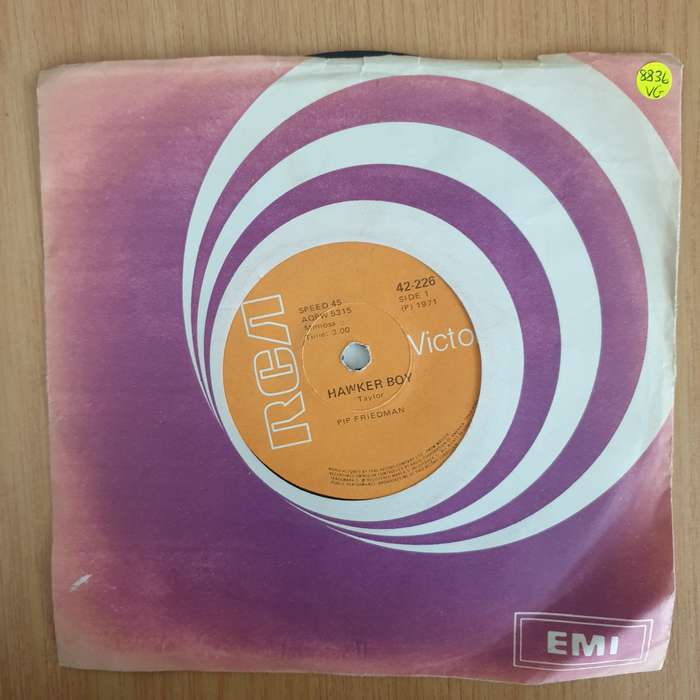 Pip Friedman  Hawker Boy - 7" Vinyl Record  (VG) (DLB)