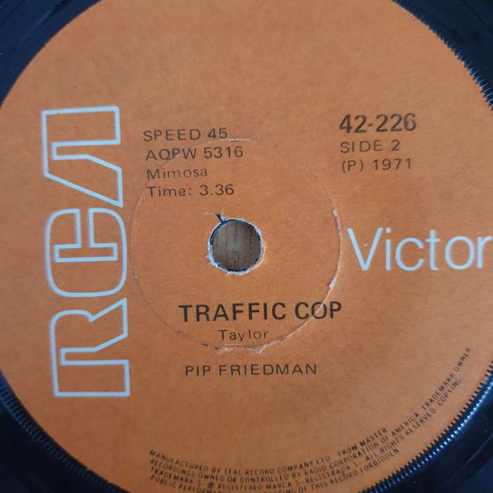 Pip Friedman  Hawker Boy - 7" Vinyl Record  (VG) (DLB)