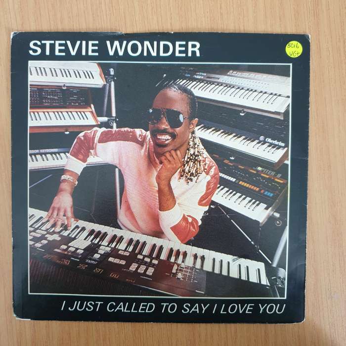 Stevie Wonder  I Just Called To Say I Love You - 7" Vinyl Record  (VG+) (DLB)