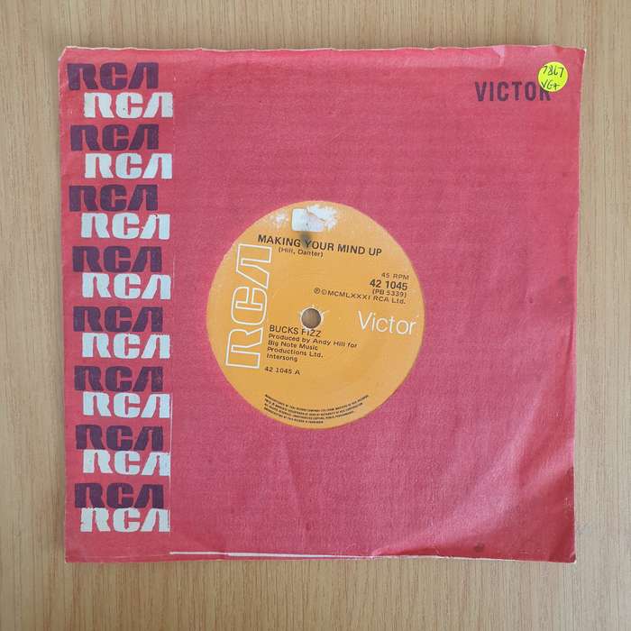 Bucks Fizz  Making Your Mind Up - 7" Vinyl Record  (VG+)