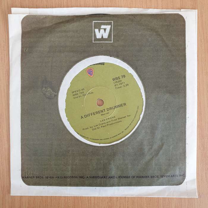 Les Crane  Desiderata - Vinyl 7 Record  (VG+) (Aryeh)