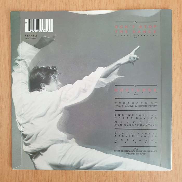 Bryan Ferry  Don't Stop The Dance - Vinyl 7 Record  (VG+) (Aryeh)