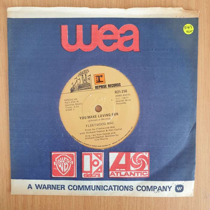 Fleetwood Mac  You Make Loving Fun - Vinyl 7 Record  (VG+) (Aryeh)