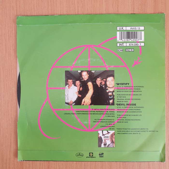 INXS  Mystify - Vinyl 7 Record  (VG+) (Aryeh)