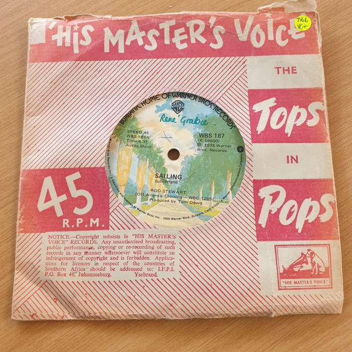 Rod Stewart  Sailing - Vinyl 7" Record  (VG+)