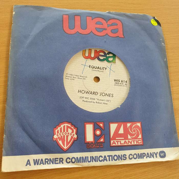 Howard Jones  Equality - Vinyl 7" Record  (VG+) (D)