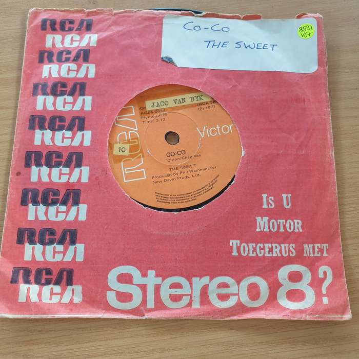 The Sweet  Co-Co  - Vinyl 7" Record (VG+)