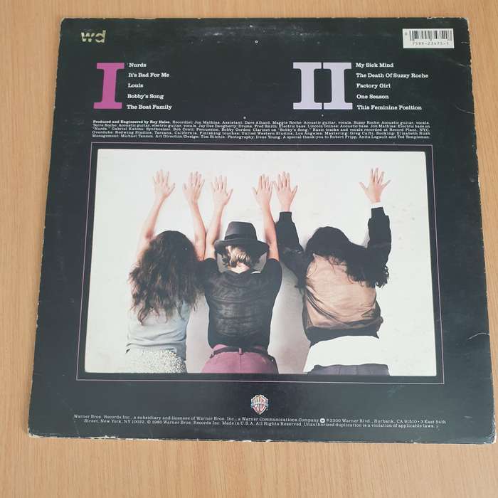 The Roches  Nurds - Vinyl LP Record - Very-Good+ Quality (VG+) (verygoodplus)
