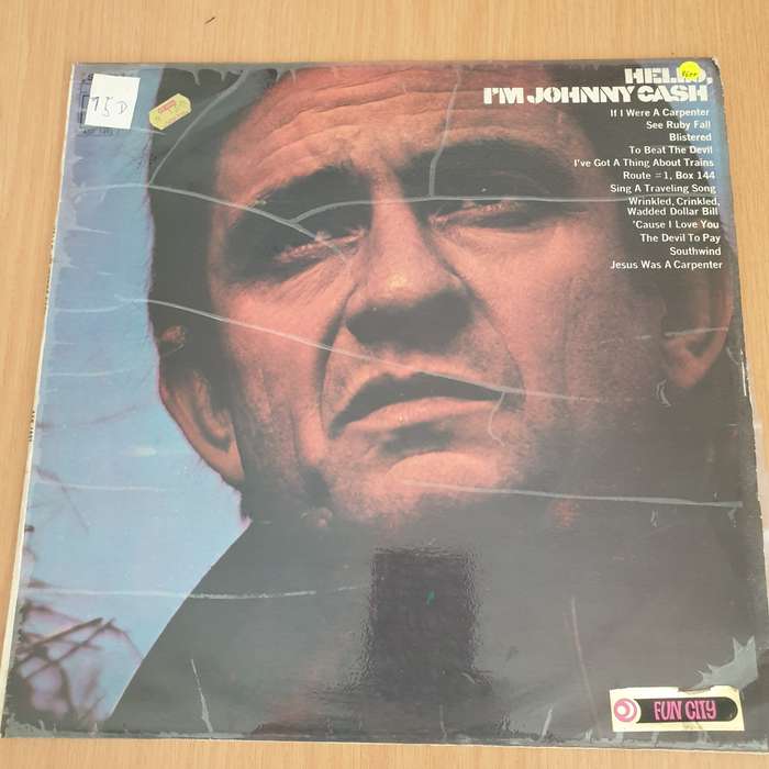 Johnny Cash  Hello, I'm Johnny Cash  Vinyl LP Record - Very-Good+ Quality (VG+) (verygoodplus)