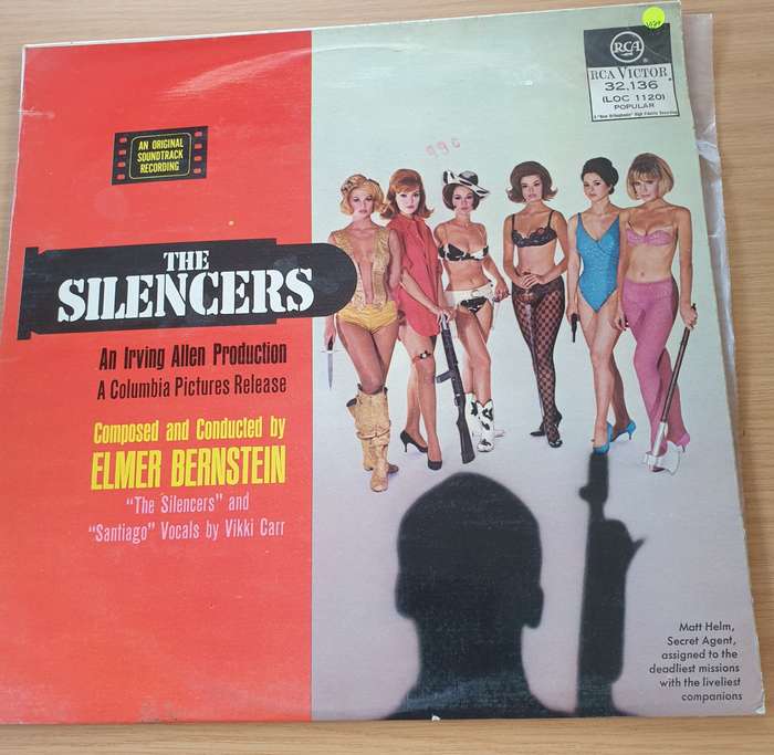 Dean Martin  The Silencers - Original Soundtrack Recording  Vinyl LP Record  (VG+)