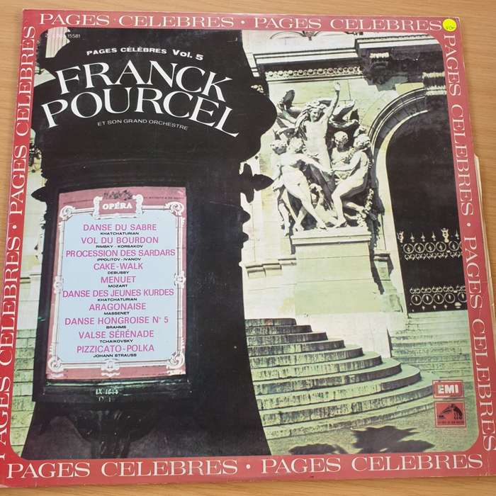 Franck Pourcel Et Son Grand Orchestre  Pages Célèbres Vol. 5  Vinyl LP Record  (VG+)