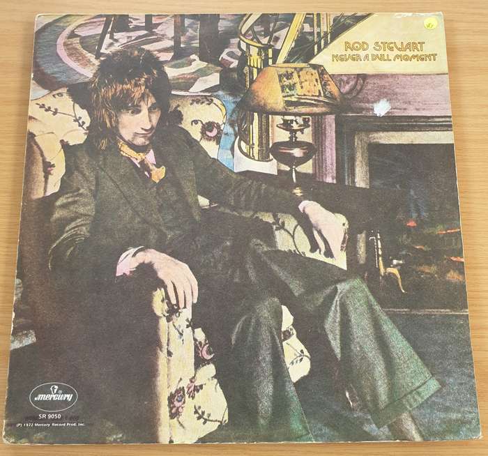 Rod Stewart  Never A Dull Moment - Vinyl LP Record (VG)