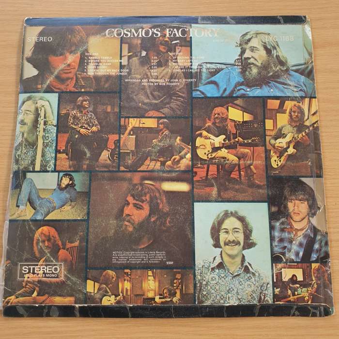 Creedence Clearwater Revival  Cosmo's Factory   Vinyl LP Record  (VG-)