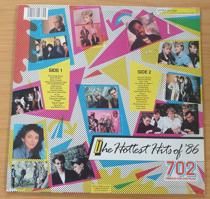 702 - The Hottest Hits of '86 - Vinyl LP Record  (VG+)