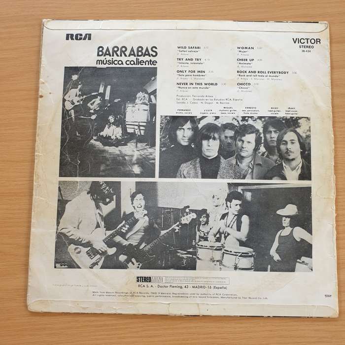Barrabas  Barrabas - Vinyl LP Record (G)