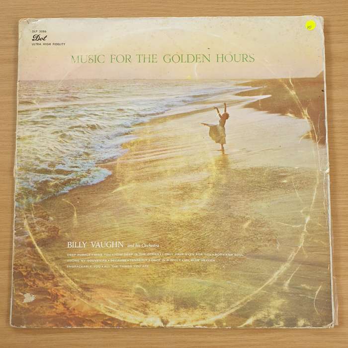 Billy Vaughn And His Orchestra  Music For The Golden Hours - Vinyl LP Record (VG)