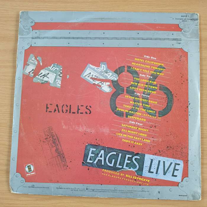 Eagles Live - Double Vinyl LP Record (VG+)