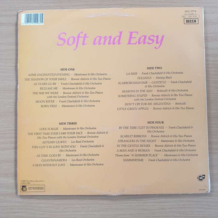 Soft and Easy  Double Vinyl LP Record (VG+)