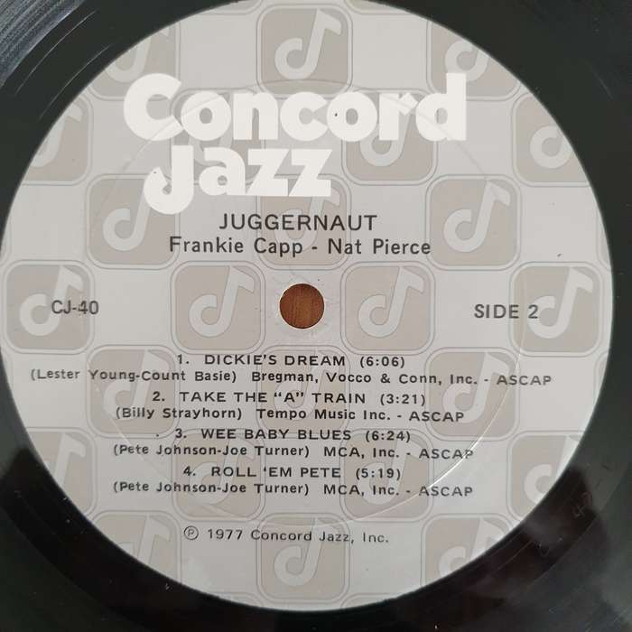 Juggernaut - Frankie Capp / Nat Pierce  Vinyl LP Record (VG)