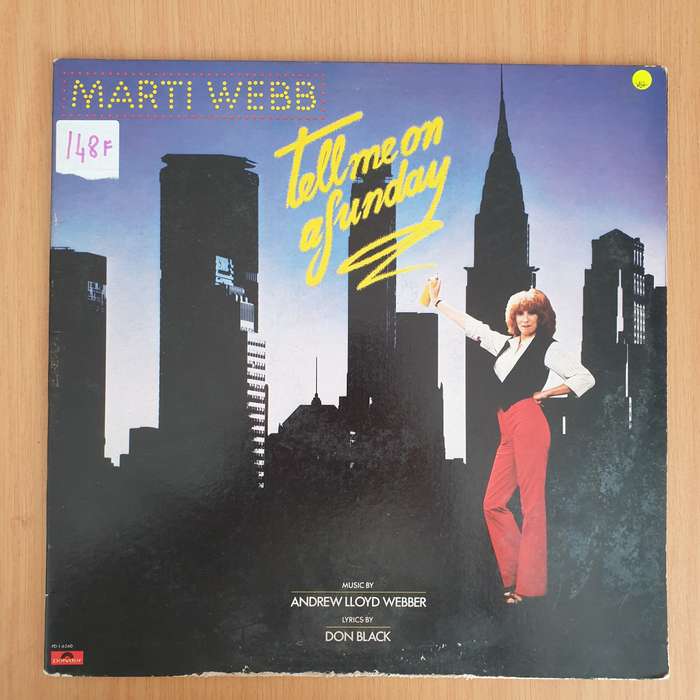 Marti Webb  Tell Me On A Sunday - Andrew Lloyd Webber - Vinyl LP Record (VG+)