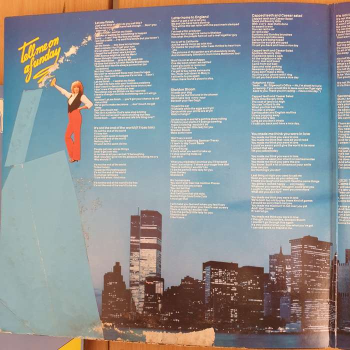 Marti Webb  Tell Me On A Sunday - Andrew Lloyd Webber - Vinyl LP Record (VG+)